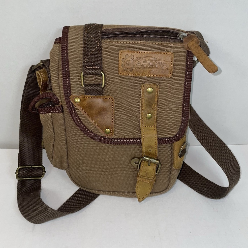 Gearonic Canvas Crossover Shoulder Bag